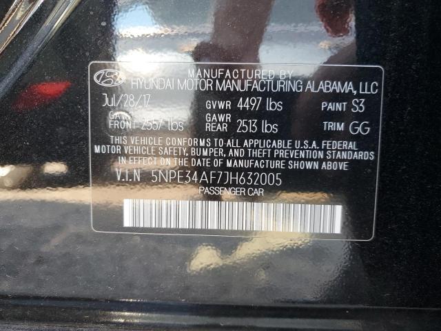 Photo 9 VIN: 5NPE34AF7JH632005 - HYUNDAI SONATA SPO 