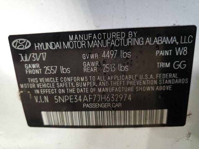 Photo 12 VIN: 5NPE34AF7JH632974 - HYUNDAI SONATA SPO 