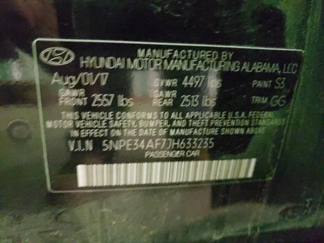 Photo 9 VIN: 5NPE34AF7JH633235 - HYUNDAI SONATA SPO 