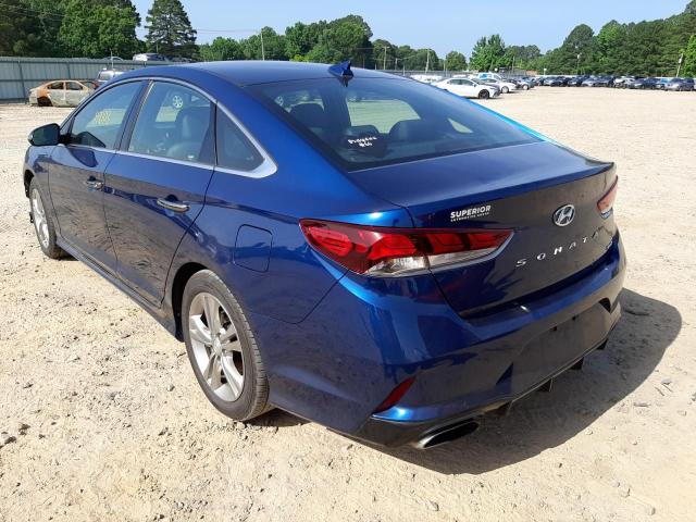 Photo 2 VIN: 5NPE34AF7JH636622 - HYUNDAI SONATA SPO 