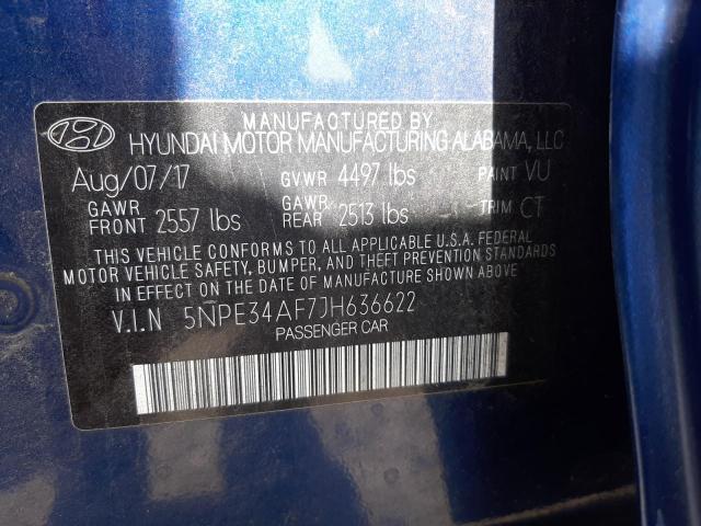 Photo 9 VIN: 5NPE34AF7JH636622 - HYUNDAI SONATA SPO 