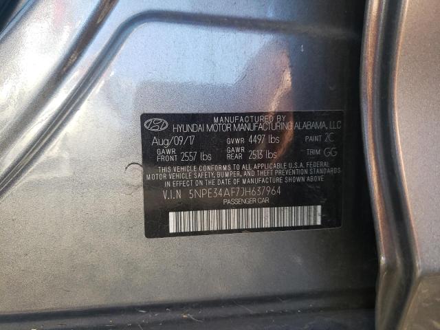 Photo 11 VIN: 5NPE34AF7JH637964 - HYUNDAI SONATA 