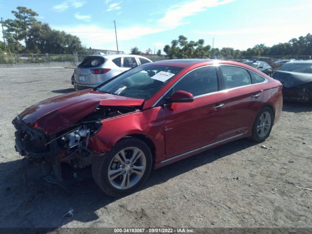 Photo 1 VIN: 5NPE34AF7JH638015 - HYUNDAI SONATA 