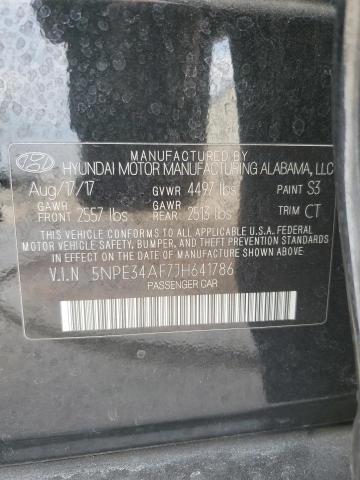 Photo 11 VIN: 5NPE34AF7JH641786 - HYUNDAI SONATA 