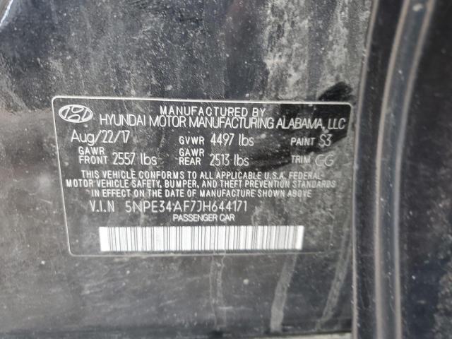 Photo 11 VIN: 5NPE34AF7JH644171 - HYUNDAI SONATA SPO 