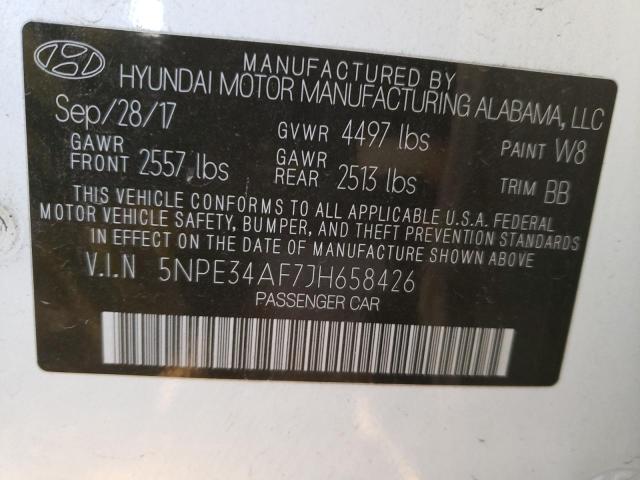 Photo 9 VIN: 5NPE34AF7JH658426 - HYUNDAI SONATA SPO 