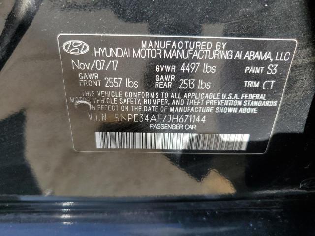 Photo 12 VIN: 5NPE34AF7JH671144 - HYUNDAI SONATA SPO 