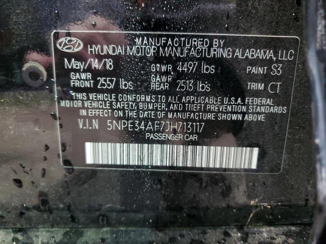 Photo 11 VIN: 5NPE34AF7JH713117 - HYUNDAI SONATA SPO 