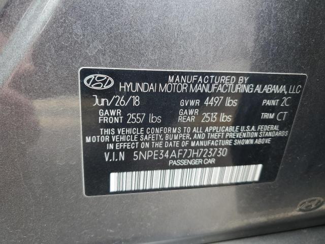 Photo 11 VIN: 5NPE34AF7JH723730 - HYUNDAI SONATA 