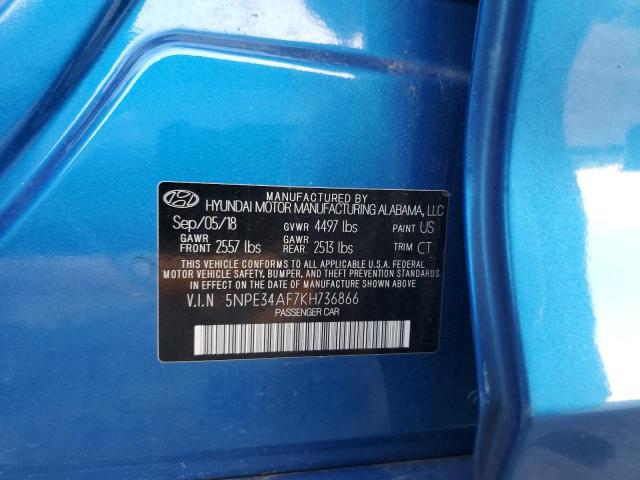 Photo 11 VIN: 5NPE34AF7KH736866 - HYUNDAI SONATA LIM 