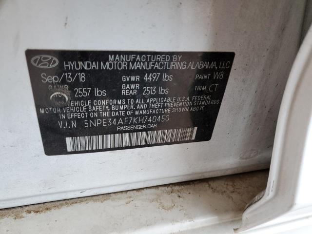 Photo 11 VIN: 5NPE34AF7KH740450 - HYUNDAI SONATA LIM 