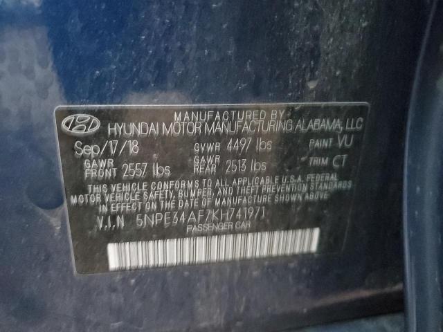 Photo 12 VIN: 5NPE34AF7KH741971 - HYUNDAI SONATA LIM 