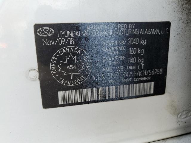 Photo 12 VIN: 5NPE34AF7KH756258 - HYUNDAI SONATA LIM 