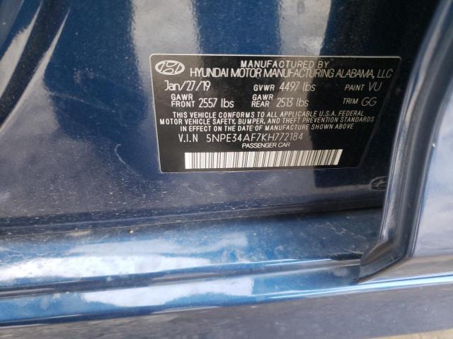 Photo 9 VIN: 5NPE34AF7KH772184 - HYUNDAI SONATA LIM 