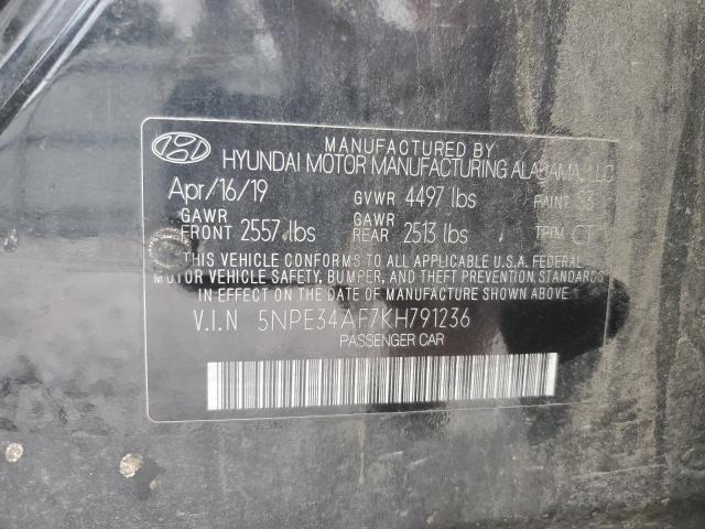 Photo 11 VIN: 5NPE34AF7KH791236 - HYUNDAI SONATA LIM 