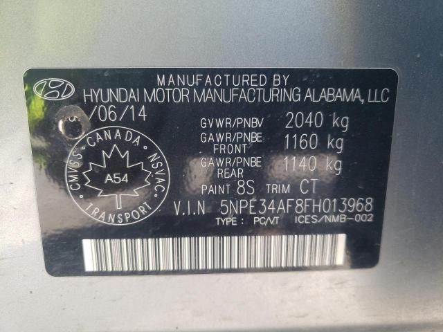 Photo 12 VIN: 5NPE34AF8FH013968 - HYUNDAI SONATA SPO 