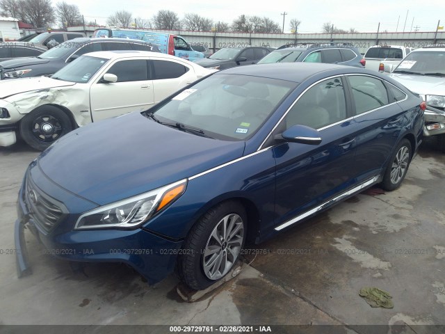 Photo 1 VIN: 5NPE34AF8FH020824 - HYUNDAI SONATA 