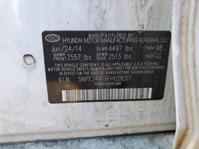 Photo 11 VIN: 5NPE34AF8FH028311 - HYUNDAI SONATA SPO 