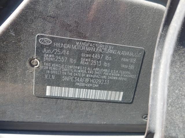 Photo 9 VIN: 5NPE34AF8FH029233 - HYUNDAI SONATA SPO 