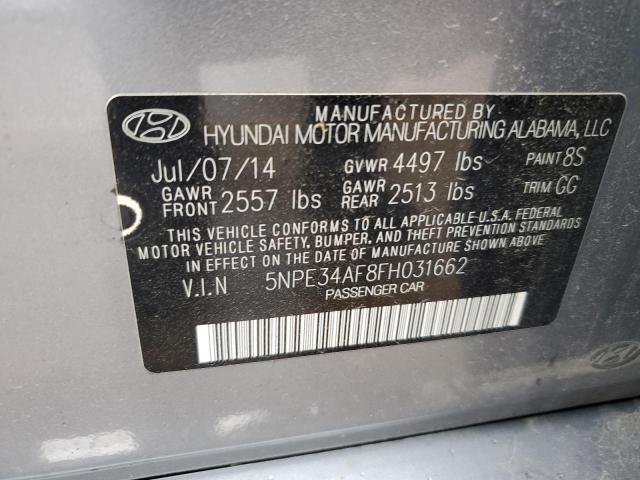 Photo 11 VIN: 5NPE34AF8FH031662 - HYUNDAI SONATA SPO 