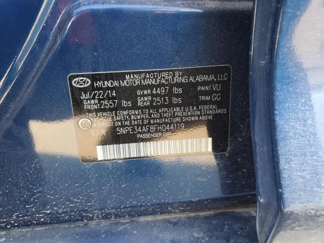 Photo 11 VIN: 5NPE34AF8FH044119 - HYUNDAI SONATA SPO 