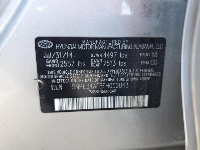 Photo 12 VIN: 5NPE34AF8FH052043 - HYUNDAI SONATA 