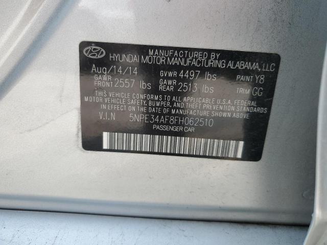 Photo 11 VIN: 5NPE34AF8FH062510 - HYUNDAI SONATA SPO 