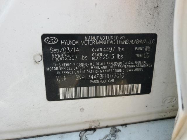 Photo 11 VIN: 5NPE34AF8FH077010 - HYUNDAI SONATA SPO 