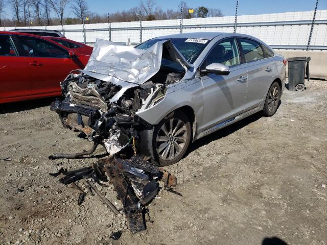 Photo 1 VIN: 5NPE34AF8FH084586 - HYUNDAI SONATA SPO 