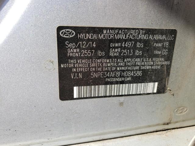 Photo 9 VIN: 5NPE34AF8FH084586 - HYUNDAI SONATA SPO 