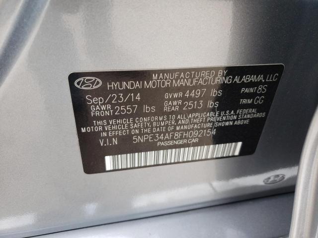 Photo 11 VIN: 5NPE34AF8FH092154 - HYUNDAI SONATA 