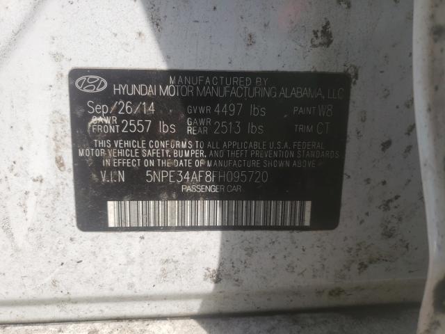 Photo 9 VIN: 5NPE34AF8FH095720 - HYUNDAI SONATA 