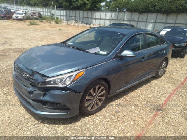 Photo 1 VIN: 5NPE34AF8FH095975 - HYUNDAI SONATA 