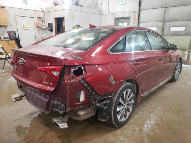 Photo 3 VIN: 5NPE34AF8FH097175 - HYUNDAI SONATA SPO 