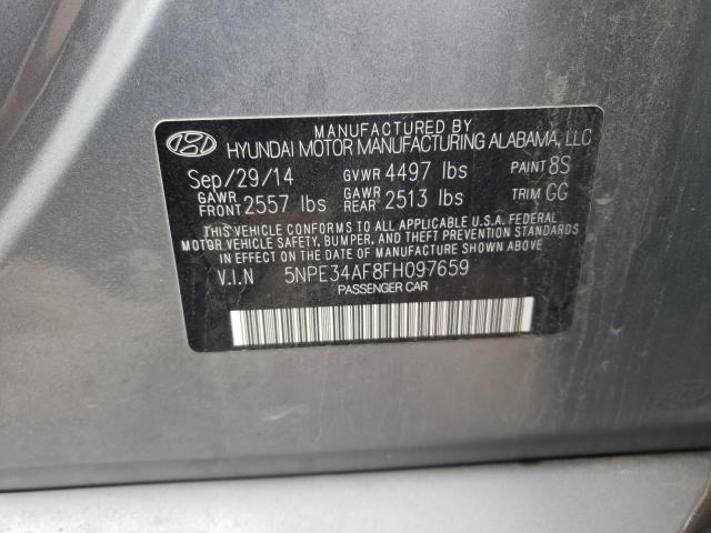 Photo 11 VIN: 5NPE34AF8FH097659 - HYUNDAI SONATA SPO 