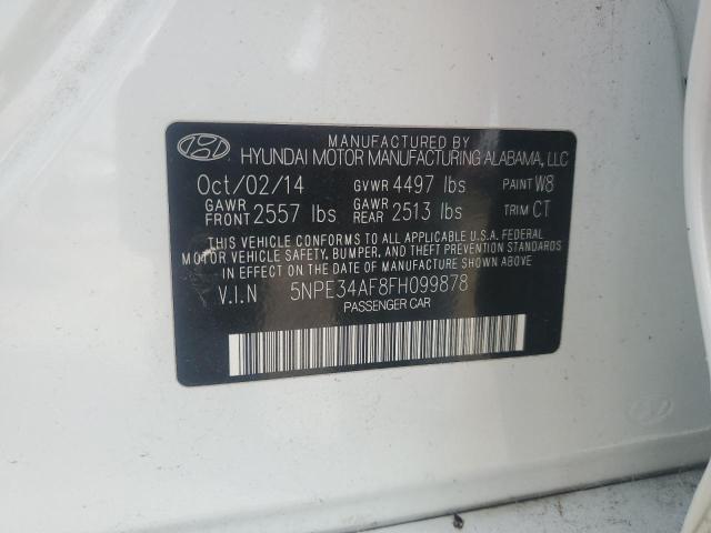 Photo 11 VIN: 5NPE34AF8FH099878 - HYUNDAI SONATA 