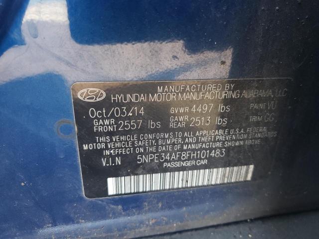 Photo 11 VIN: 5NPE34AF8FH101483 - HYUNDAI SONATA SPO 