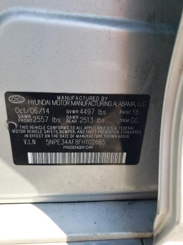 Photo 9 VIN: 5NPE34AF8FH102665 - HYUNDAI SONATA SPO 