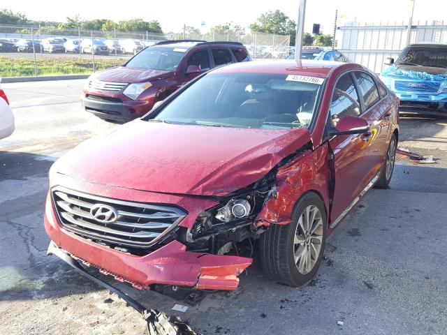 Photo 1 VIN: 5NPE34AF8FH126755 - HYUNDAI SONATA SPO 