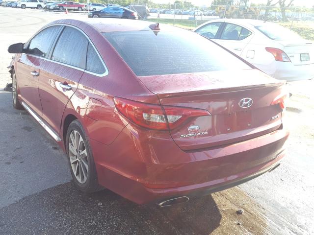 Photo 2 VIN: 5NPE34AF8FH126755 - HYUNDAI SONATA SPO 