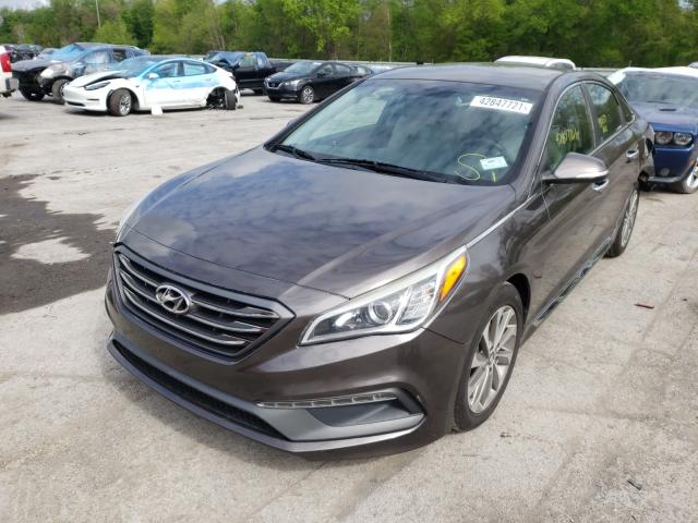 Photo 1 VIN: 5NPE34AF8FH130739 - HYUNDAI SONATA SPO 