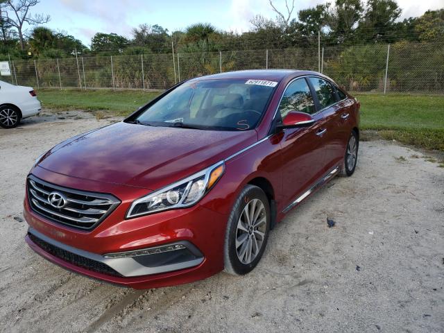 Photo 1 VIN: 5NPE34AF8FH144236 - HYUNDAI SONATA SPO 