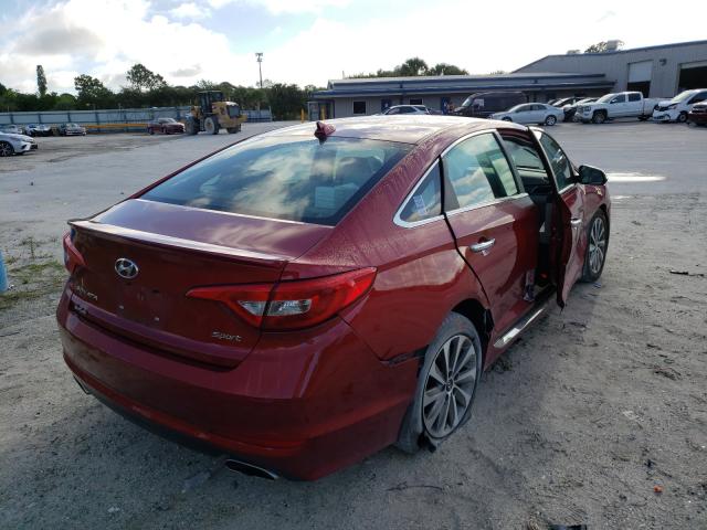 Photo 3 VIN: 5NPE34AF8FH144236 - HYUNDAI SONATA SPO 