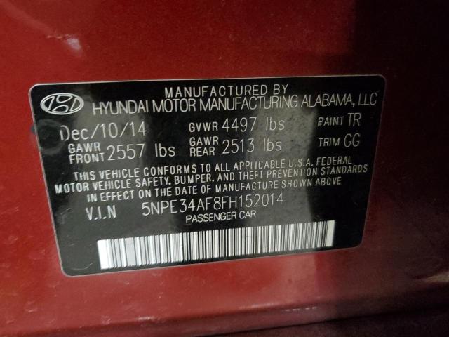 Photo 11 VIN: 5NPE34AF8FH152014 - HYUNDAI SONATA 