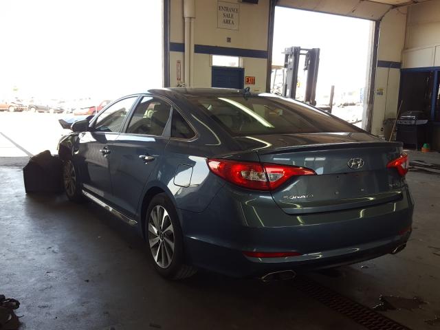 Photo 2 VIN: 5NPE34AF8FH167998 - HYUNDAI SONATA SPO 