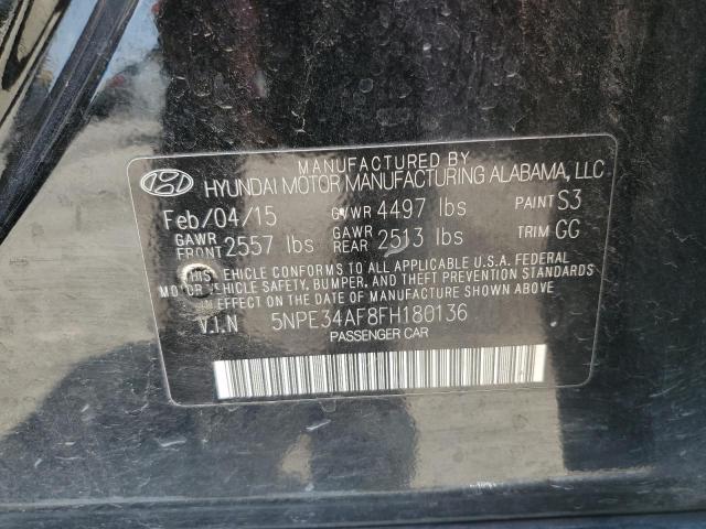 Photo 11 VIN: 5NPE34AF8FH180136 - HYUNDAI SONATA SPO 