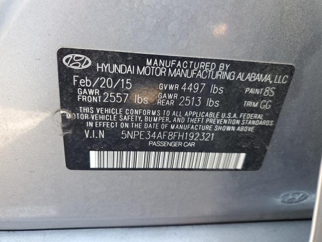 Photo 11 VIN: 5NPE34AF8FH192321 - HYUNDAI SONATA SPO 