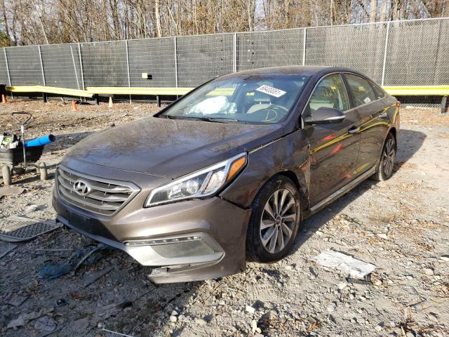 Photo 1 VIN: 5NPE34AF8FH220540 - HYUNDAI SONATA SPO 