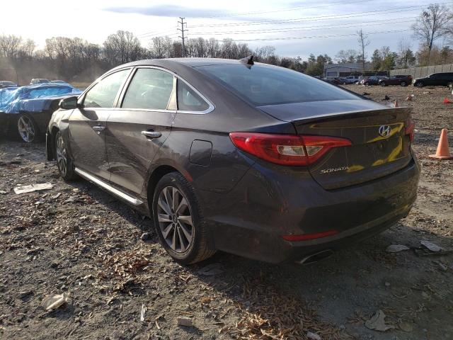 Photo 2 VIN: 5NPE34AF8FH220540 - HYUNDAI SONATA SPO 