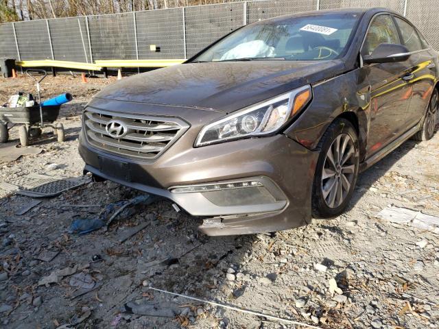 Photo 8 VIN: 5NPE34AF8FH220540 - HYUNDAI SONATA SPO 